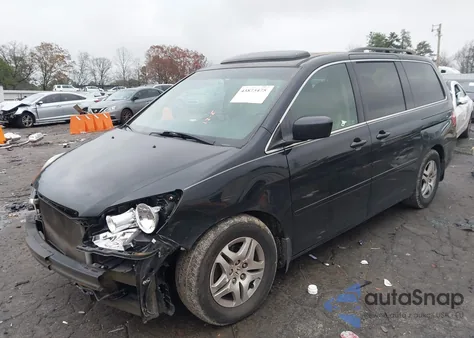 2007 Honda Odyssey Ex-L из США, поврежденный, VIN 5FNRL38637B109816